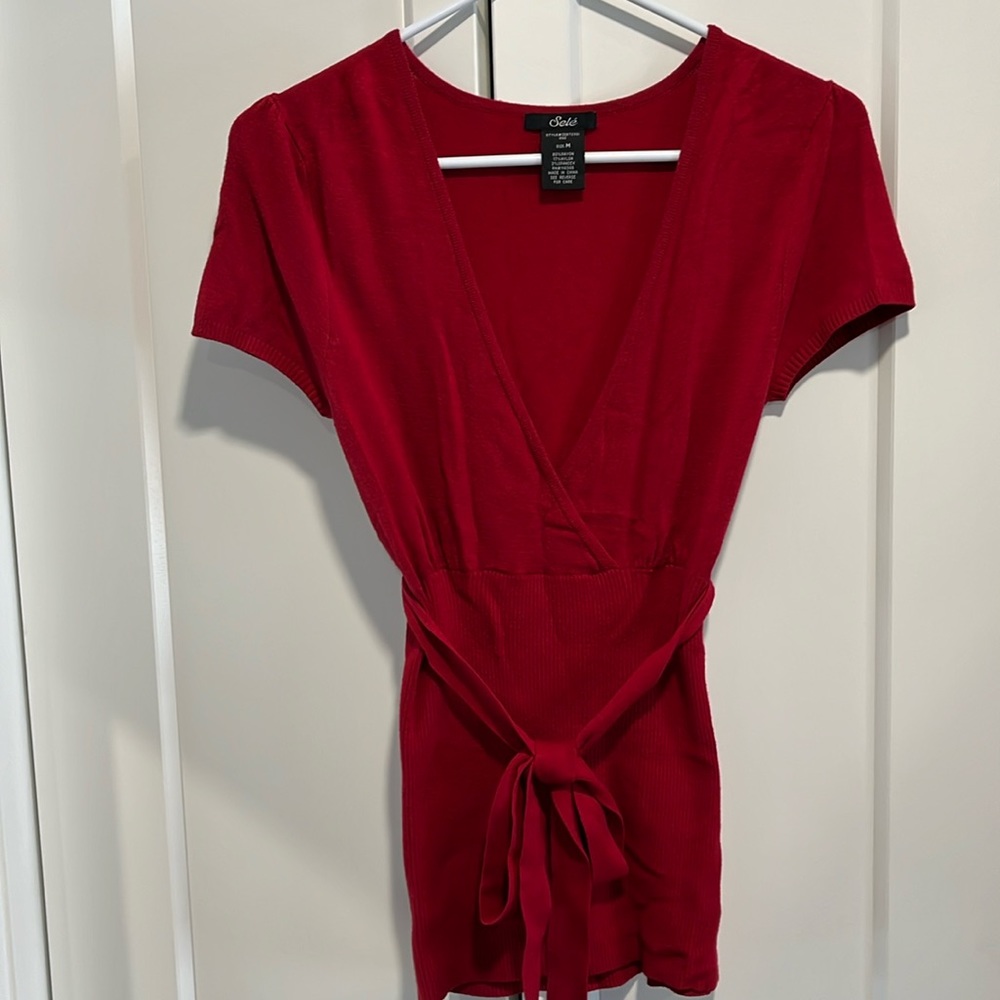 red date night top